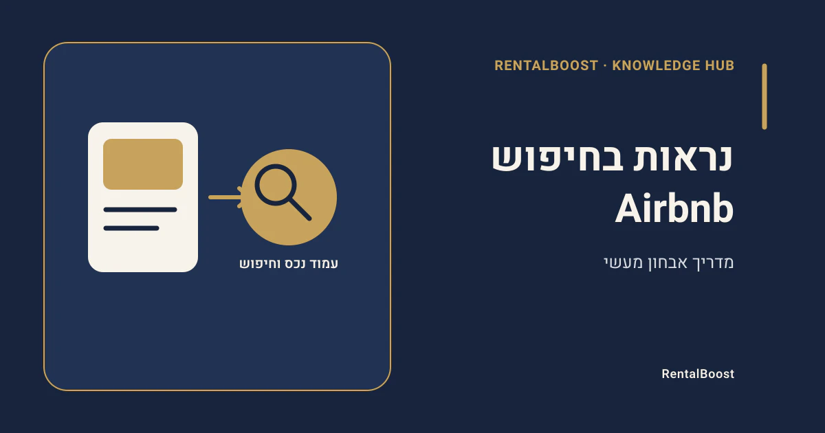 איך לשפר נראות בחיפוש Airbnb: מה לבדוק ומה לא להניח